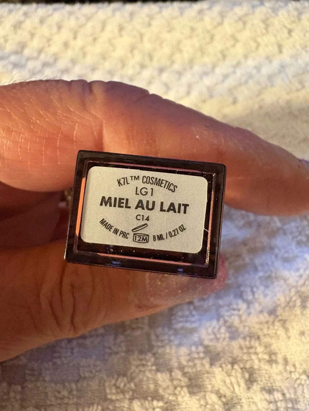 Lip Gloss-K7L Nude Pink Lip Gloss - Miel Au Lait